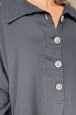 Made in Italy Paulo Pillow Cotton Sailor Dress Black /10 =